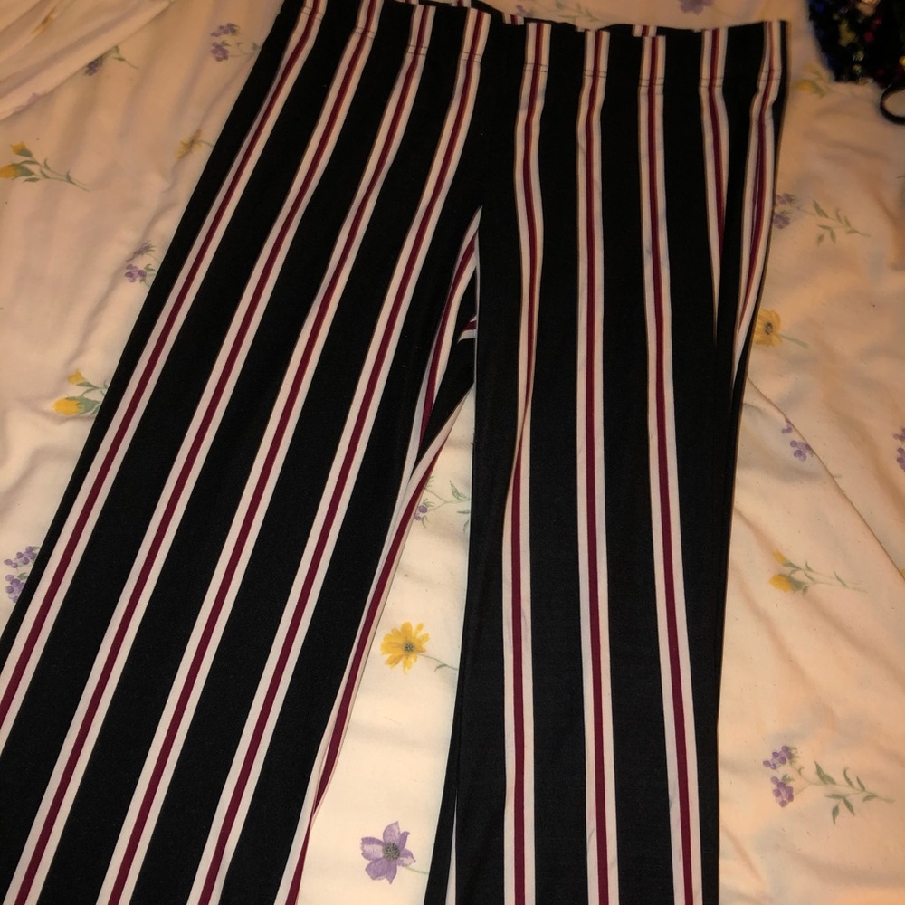 Flare out fitted pants